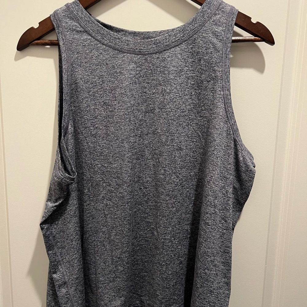 Athleta Charcoal Sleeveless Tank Top